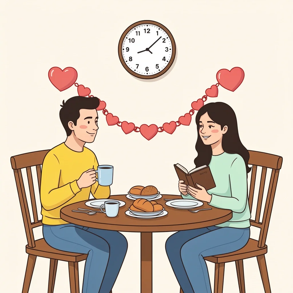 Couple establishing a daily devotional routine
