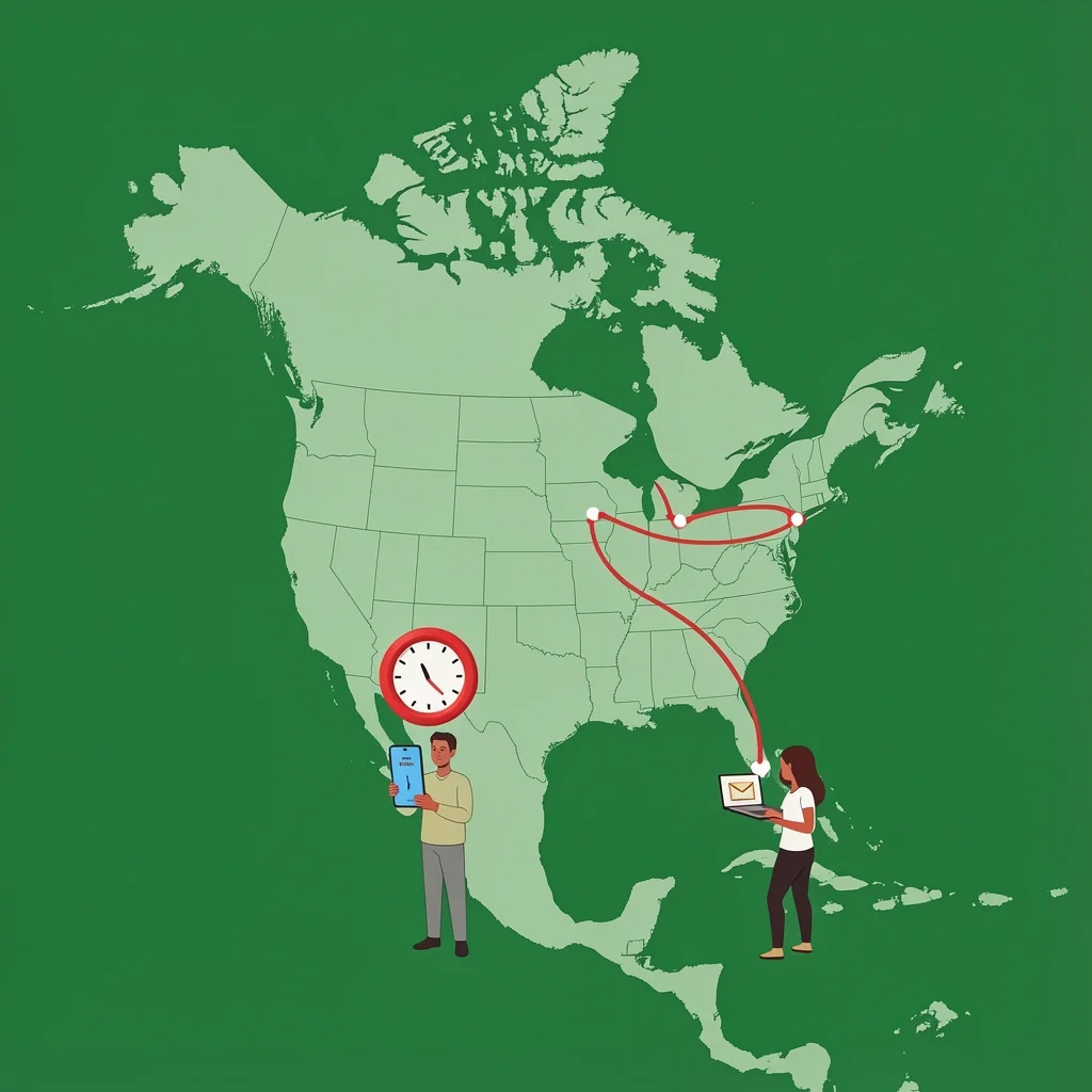 Contacting The Black Tux from Canada Illustration showing options for Canadian customers to contact The Black Tux by phone or email