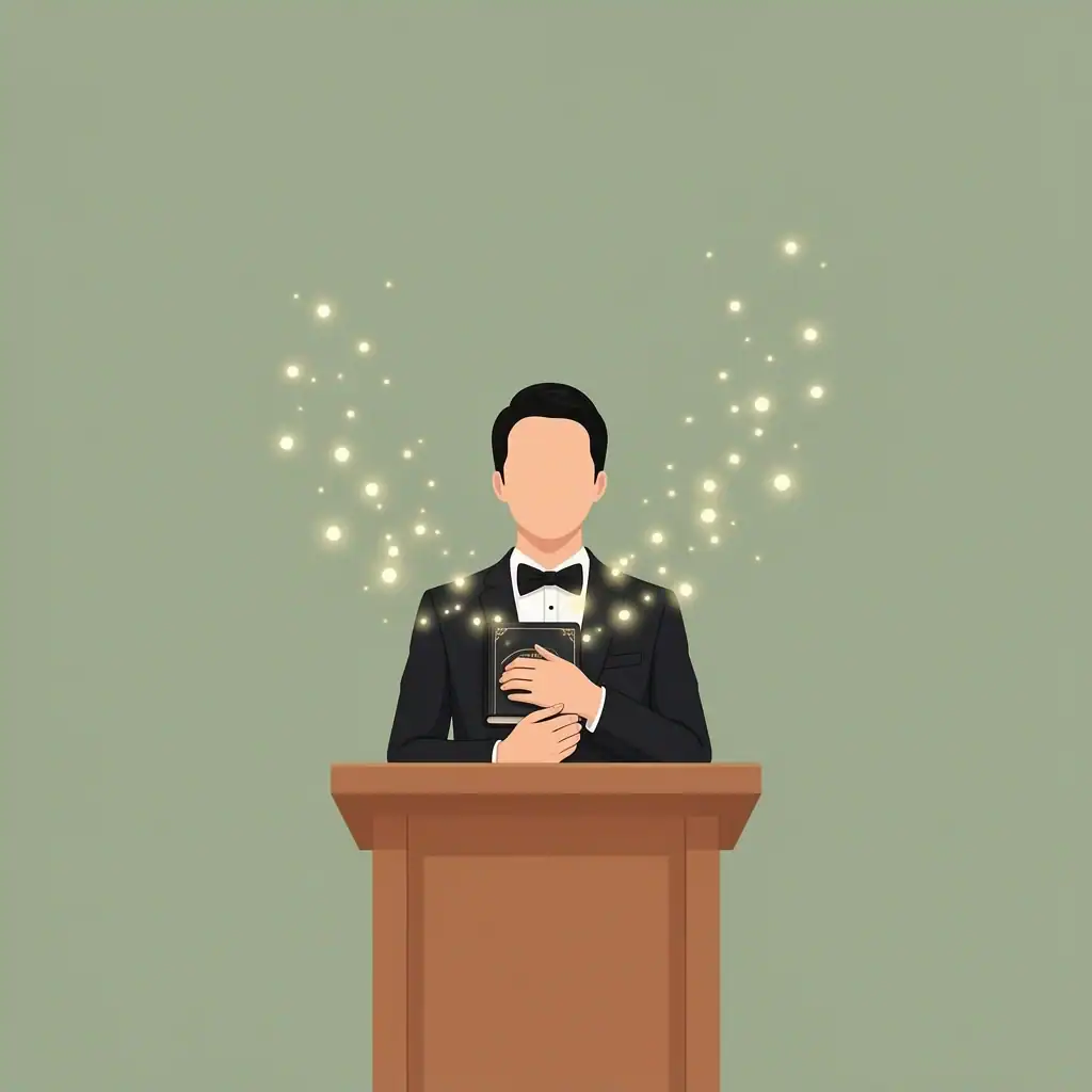 Delivering wedding vows confidently from a vow book