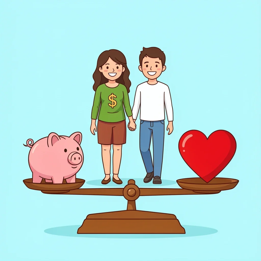 ROI of Continuing Marriage Counseling Balance scale comparing cost of therapy with emotional value of a healthy marriage