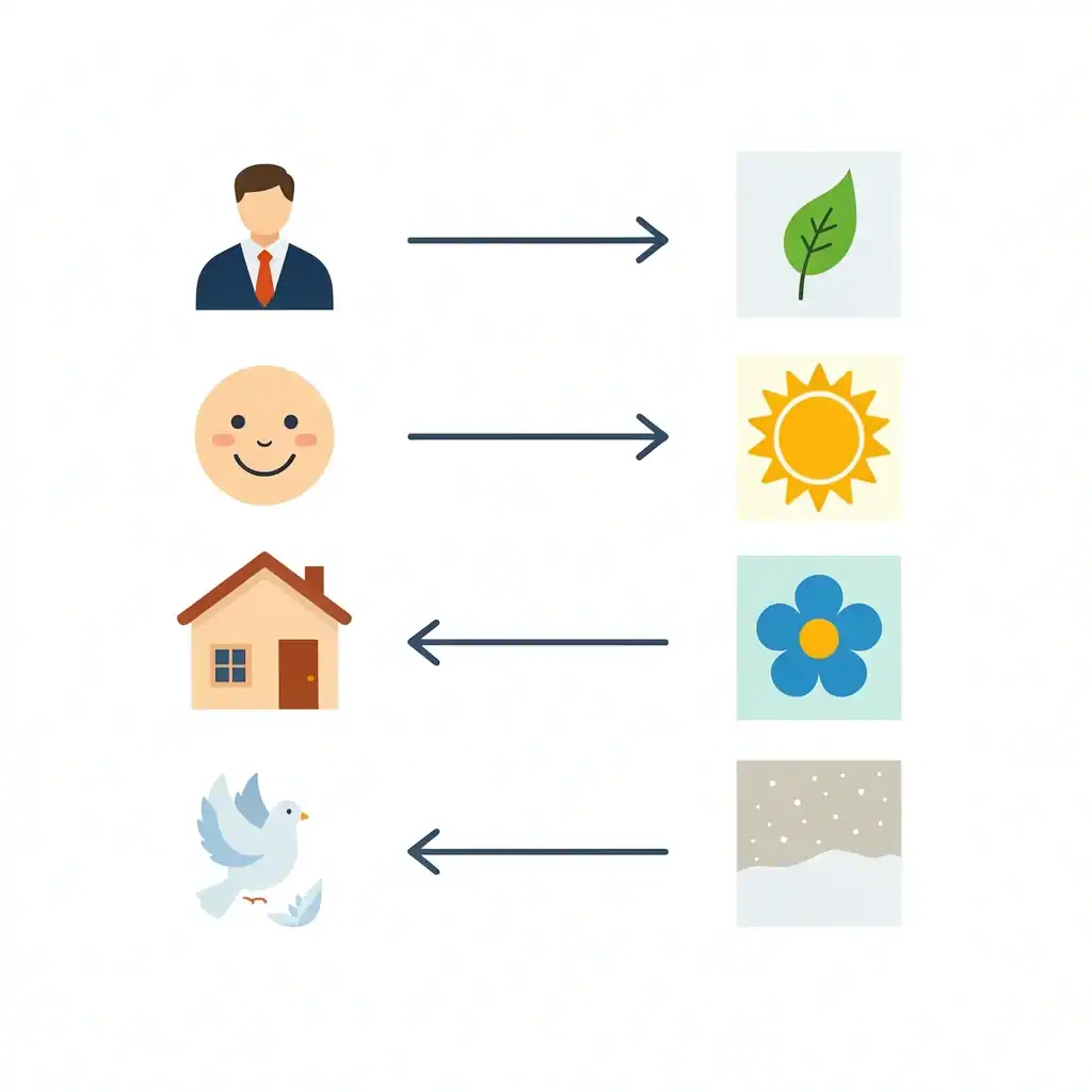 How to Choose the Right Seasonal Card Infographic showing four recipient types (boss, friend, neighbor, mixed-faith) linked to corresponding seasonal card designs