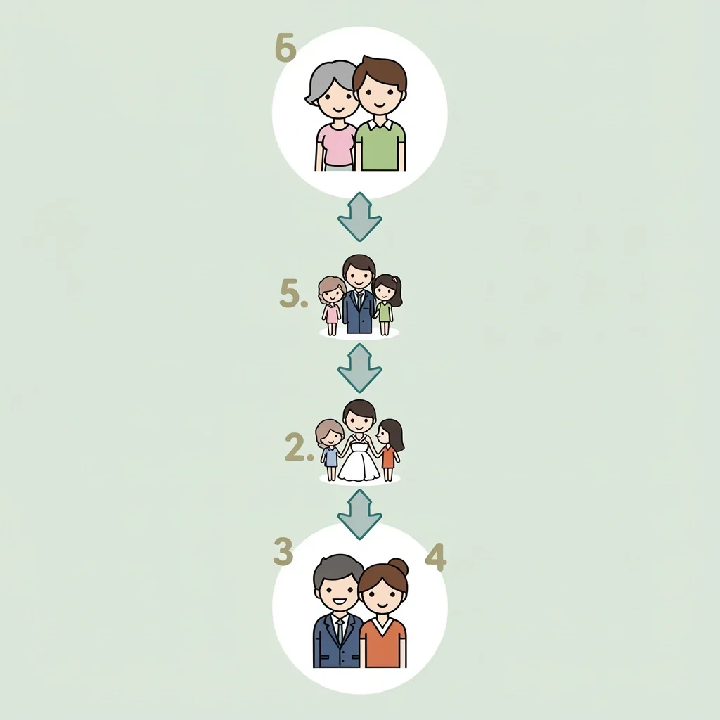 Speech Order Diagram Visual flow of the traditional rehearsal dinner speech order from host to couple