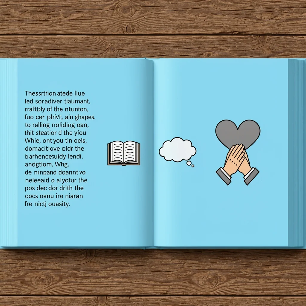 Three parts of a wedding day devotional Open devotional book showing scripture, reflection, and prayer sections with visual icons