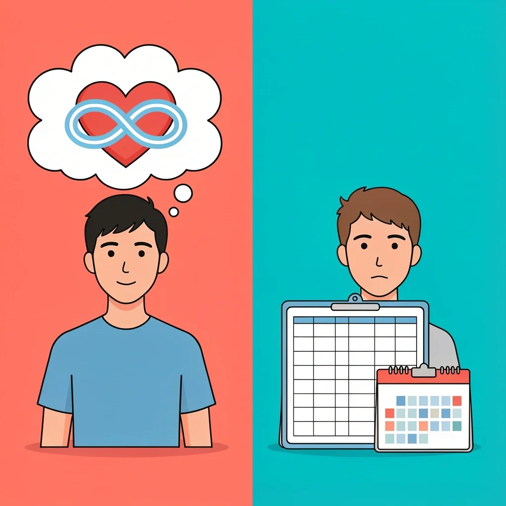 Myth vs Reality of Wedding Photo Archiving Split illustration comparing myth of infinite photo storage with reality of limited storage policy